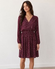 Gap Women Pullover Long Sleeve V neck Mini Dress Size XS