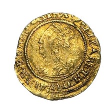 1560 Gold Half Crown Elizabeth I Rare