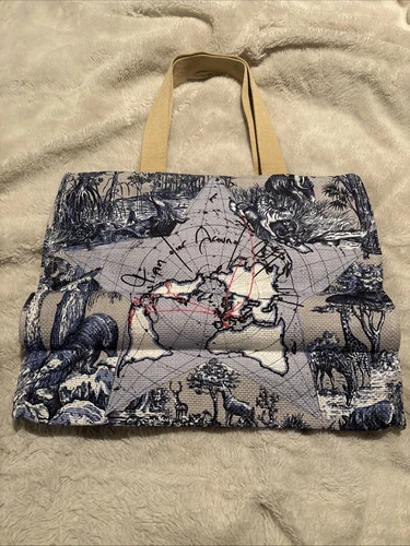 Sac fourre tout Dior GWP de parfums Christian Dior paille autour du travail