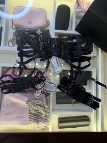 Bordelle Lingerie Set Bra Belt Garter  