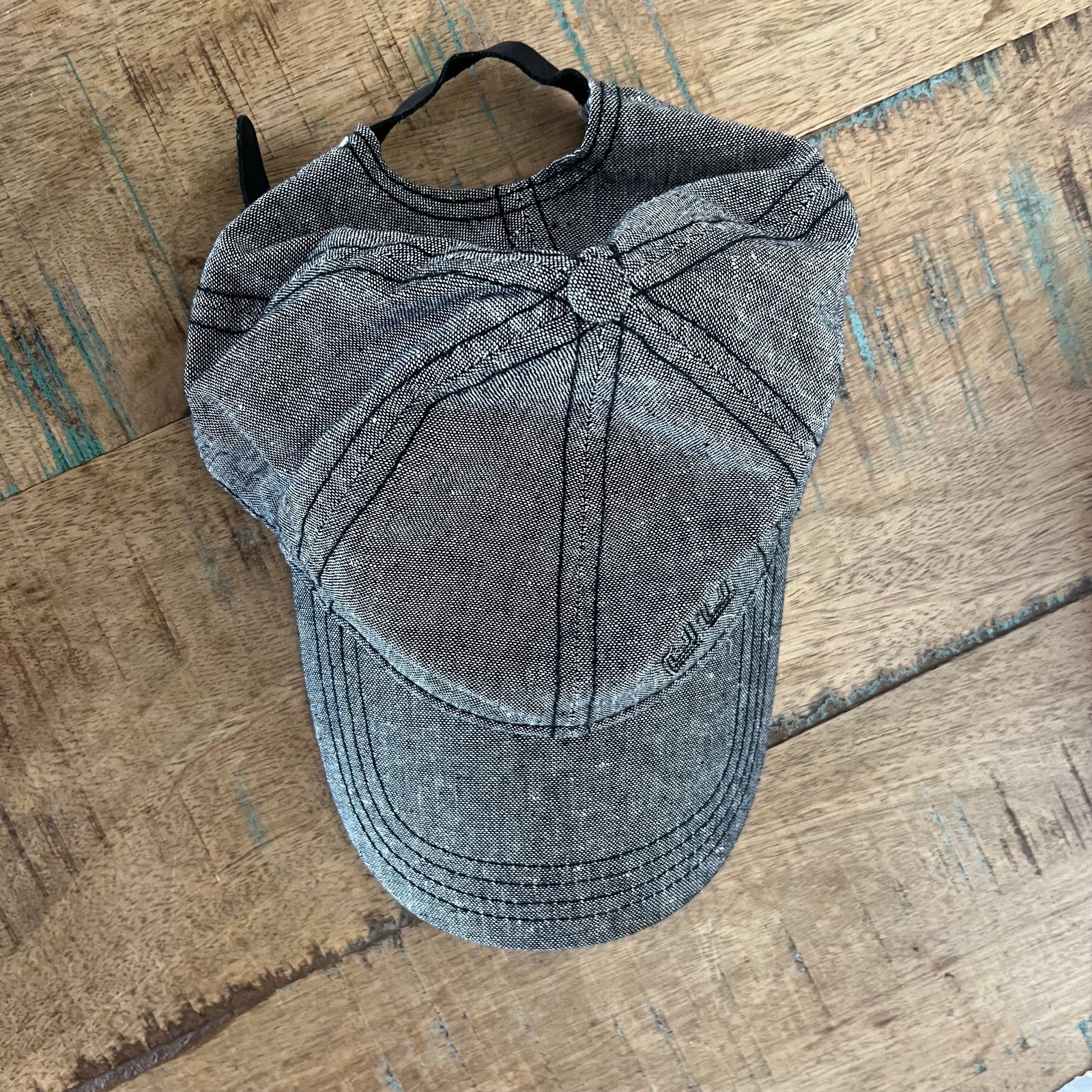 Solid Heather Gray Hat Adjustable Adult Size OSFA… - image 6