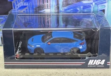 HOBBY JAPAN HONDA CIVIC TYPE R (FL5) RACING BLACK PACKAGE 1:64 SCALE USA STOCK!!