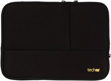 Image of Techair 13.3" Neoprene Plus Notebook Sleeve With Faux Fur Lining Black