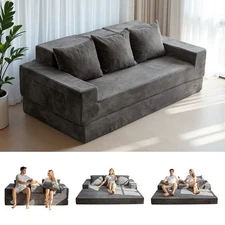 MAXYOYO Convertible Sofa Bed,Folding Lounger 4-in-1 Boneless Sofa ,Floor Sofa