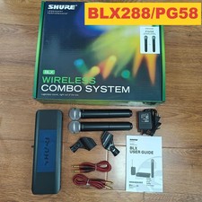 NEW BLX288/PG58 Handheld Wireless Microphone System Come with 2 Microphone