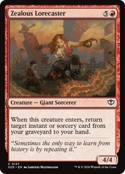 Zealous Lorecaster (137/444) Secrets of Strixhaven Foil