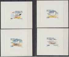 Senegal 1993/1995 Mi. 1394-1397 Luxury Sample Birds Sea Danger Terns