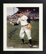 Alvin Dark signed New York Giants MLB  8x10 Photo Framed-Sports World COA