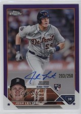 2023 Topps Chrome Rookie Purple Refractor 203/250 Josh Lester #RA-JL Auto 0c2