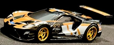 Hot Wheels Premium Forza 2016 Ford GT Race CUSTOM Wheel & Tire Real Riders
