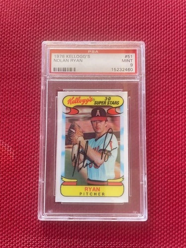 1978 KELLOGG'S NOLAN RYAN PSA 9