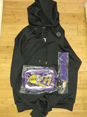 Nike Hoodie Mens M Black Kobe Therma-FIT Fundamental Pullover Mamba Mentality