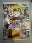 Naruto Shippuden: Clash of Ninja Revolution 3 III (Wii, 2009) CIB Tested