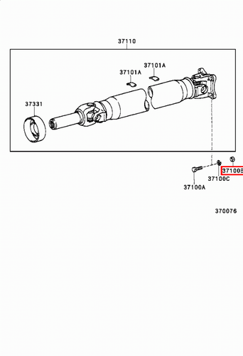 Genuine Toyota LandCruiser 80 79 Series HZJ HDJ FZJ FJ LJ Tailshaft Nut - Picture 12 of 20