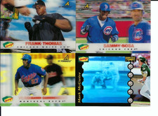 Frank Thomas /Sosa/ VGeurrero/McGwire 1997 Pinnacle DENNY'S ..read list