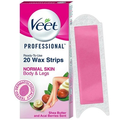 Veet Professional Waxing Strips for Women - Normal Skin