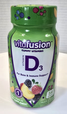VitaFusion Vitamin D3 Bone  Immune Support Peach  Berry, 54 Gummies 5/2026