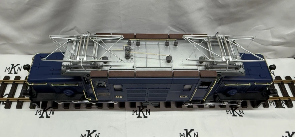 LGB 24402 Alpine Classic Crocodile BLUE #415 Locomotive G Scale NIB MINT - Image 2 of 4