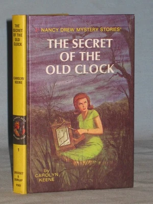 1959 NANCY DREW MYSTERY BOOK  NO.1 THE SECRET OF THE OLD CLOCK BY CAROLYN KEENE - Image 1 of 4