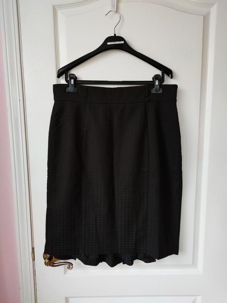 Women Jasper Conran Skirt Black Viscose 44 / XXL /