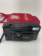 Vintage Walt Disney Cross Body Case w/Vivitar PS:20 35mm Point ‘N Shoot Camera