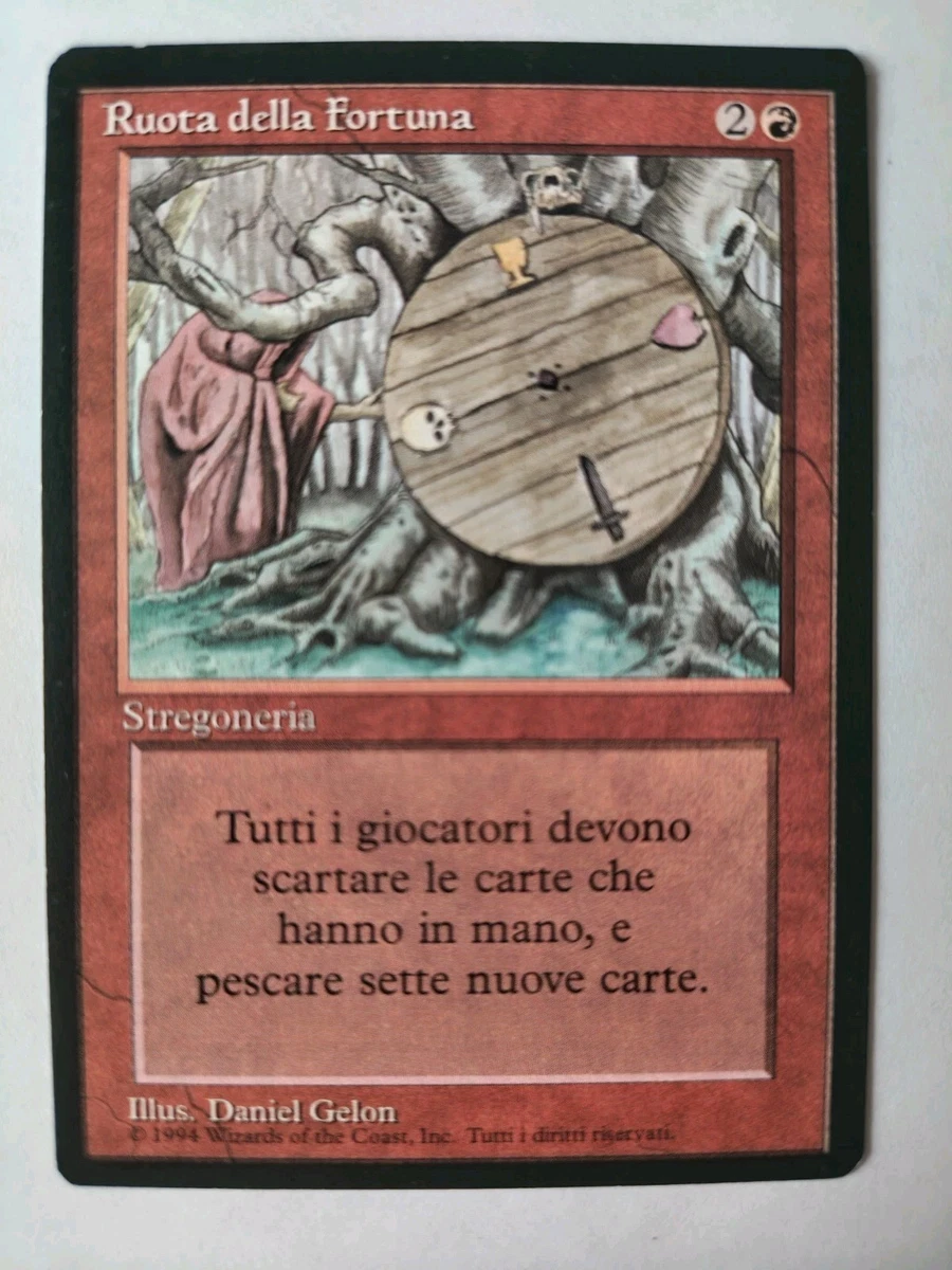 Wheel Of Fortune In Individual Magic: The Gathering Cards for sale