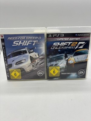 Sony PS3 Playstation 3 Need for Speed Shift + Shift 2 Unleashed in OVP
