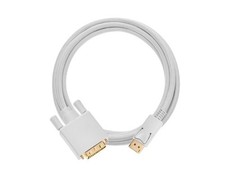 Monoprice DisplayPort To DVI Adapter Cable - White - 6 Feet - 28 6015-MONOPRICE