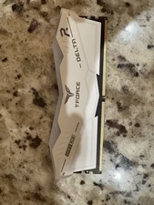 TeamGroup T-Force Delta RGB DDR5 16GB (1x16) Desktop Memory White 6400MHz CL40