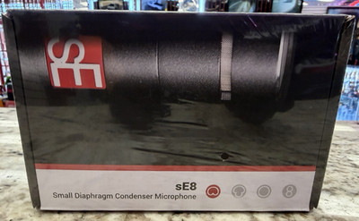 SE Electronics sE8 Small Diaphragm Condenser Microphone - Black Brand New!!