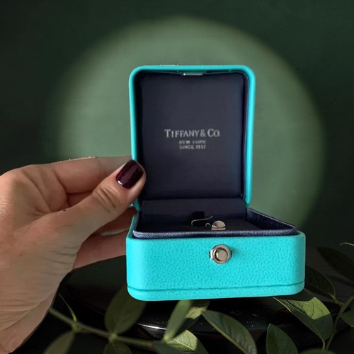 Tiffany & Co Engagement Ring Box + Outer Box + Pouch + Certificate + Folder +Bag