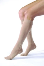 Jobst Relief Large Full Calf Silicone Band Knee High CT 20-30 mmHg Beige