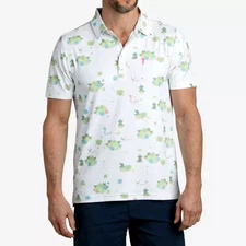 William Murray Golf Polo Shirt Mens 2XL Beep Beep Polo NEW