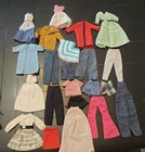 Lot Of Vintage Barbie Ken Handmade Doll Clothes Outfits