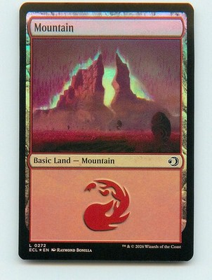 Mountain - L272 - FOIL - MTG - Lorwyn Eclipsed (ECL)