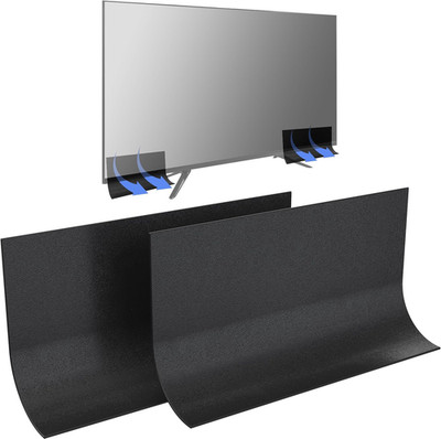 TV Speaker Sound Redirector Passive Amplifier Set Improve Audio Clarity Easy Fit