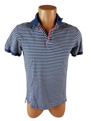 SÖR Herren T-Shirt Gr. S blau gestreift Poloshirt kurzarm Regular (21483)