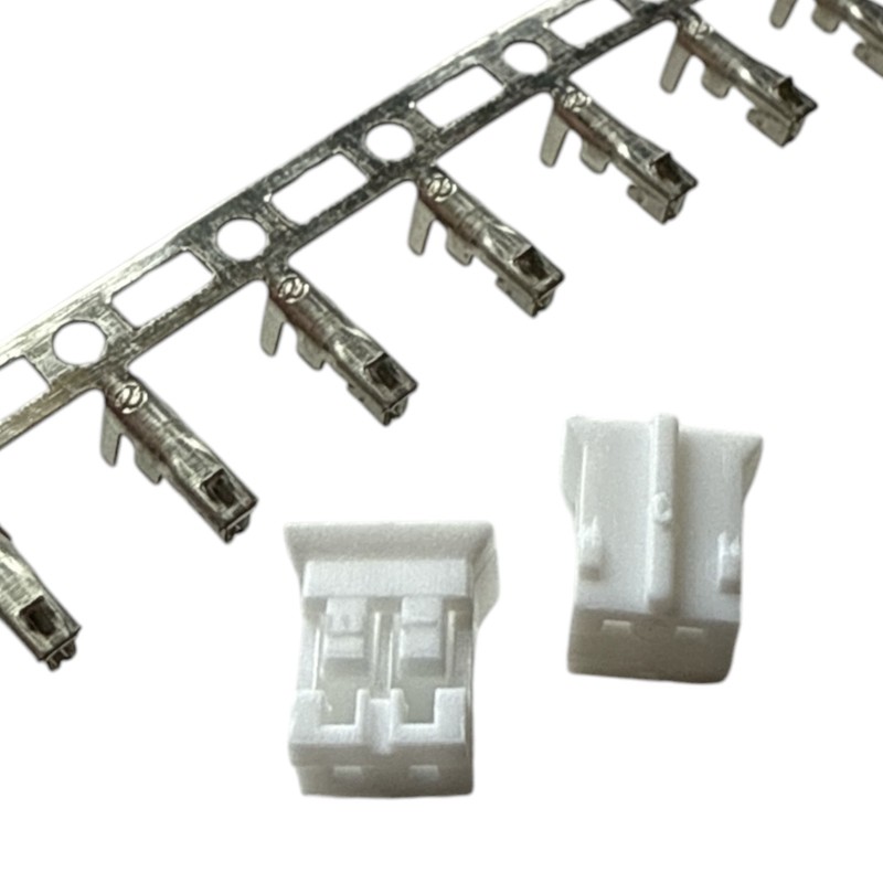 JST-PH 2.0mm 2-Pin Plug Housing Crimp Pin 1000 Set for RC Drone FPV 3D Printers
