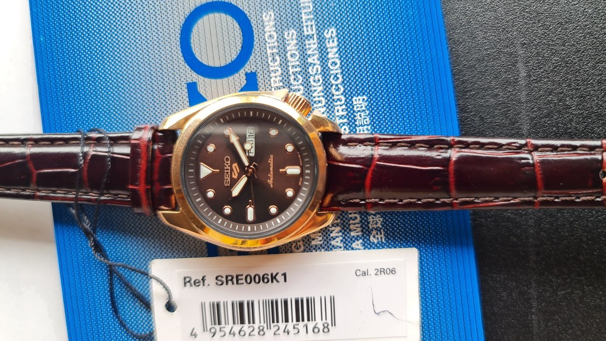 Buy Seiko 5 Sports Chocolate Men's Watch - SRE006 online | eBay