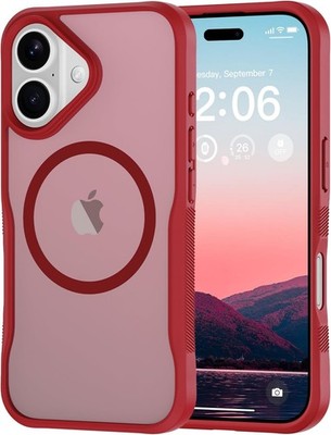 for Iphone 17 Case,Compatible with Magsafe [Strong Magnets,Translucent Matte Sho
