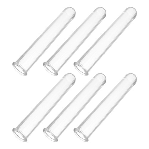 6 Pcs Hydroponic Vase Test Tube Tubes Plastic Flower for Plants Clear - Picture 5 of 12
