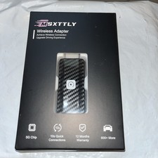 MSXTTLY Wireless Car Play Adapter FCC ID 2A5AP opened box