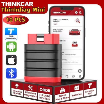 10PCS Thinkdiag Mini Auto OBD2 Fault Code Reader Scanner Bluetooth ABS SRS 2026