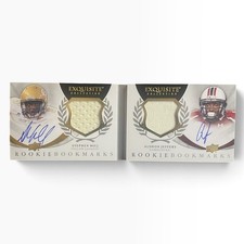 2012 Exquisite Rookie Bookmarks Dual Jersey Auto Stephen Hill Alshon Jeffery 