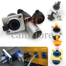 RJ45 Connector Waterproof,RJ-45 Ethernet Signal Connector fit CAT 5/6 IP65