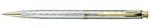 Lápiz Parker Insignia Perla Plata y Oro 0,5 mm Nuevo en Bx Hecho en Francia - Imagen 2 de 2