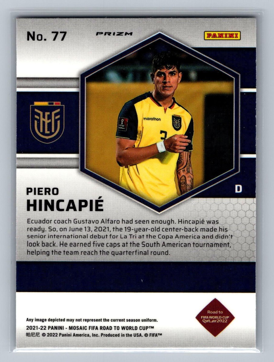 Piero Hincapie 2021-22 Mosaic Road To Qatar Mosaic Orange