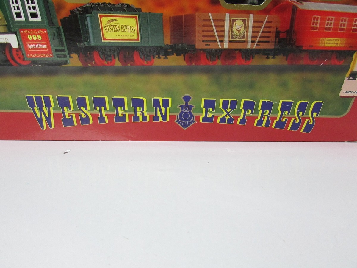 Vintage Goldlok Toys Western Express Battery Operated Train Set