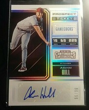 2018 Panini Contenders Draft Picks Prospect Ticket AUTOGRAPH Adam Hill, SP #d/99