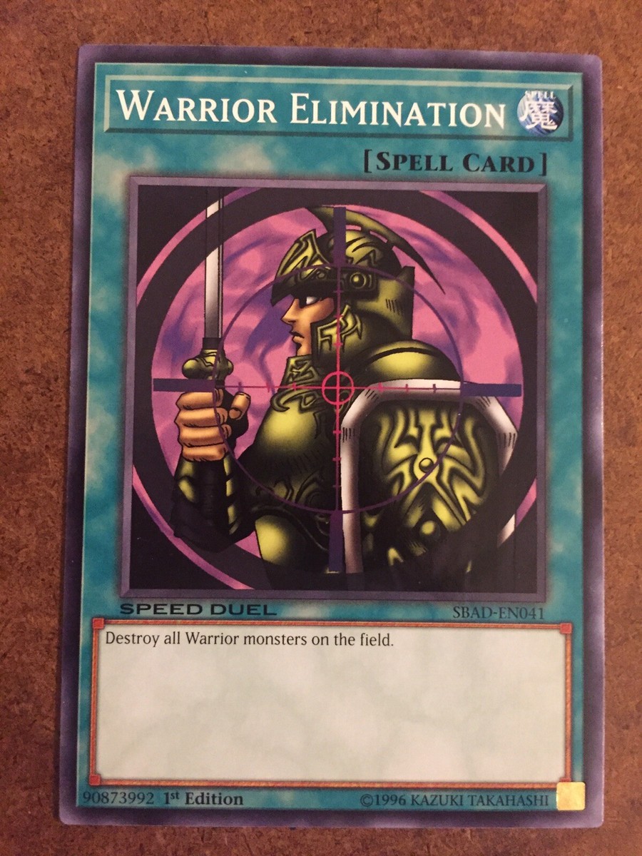 Warrior Elimination SBAD-EN041 Yugioh Spell Card Warrior Elimination SBAD-EN041 Yugioh Spell Card
